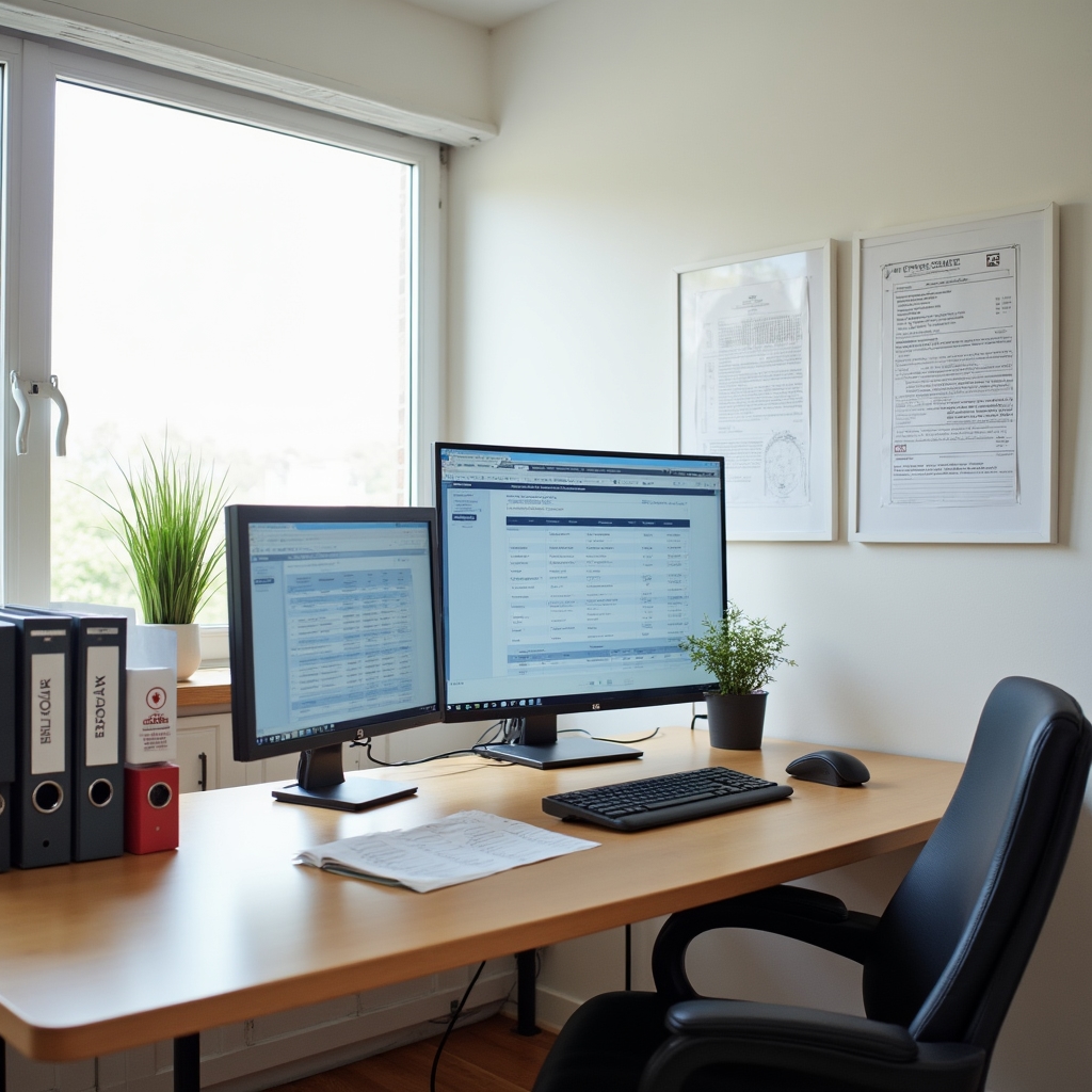 Prehľad digitálnej knižnice na pracovnom stole